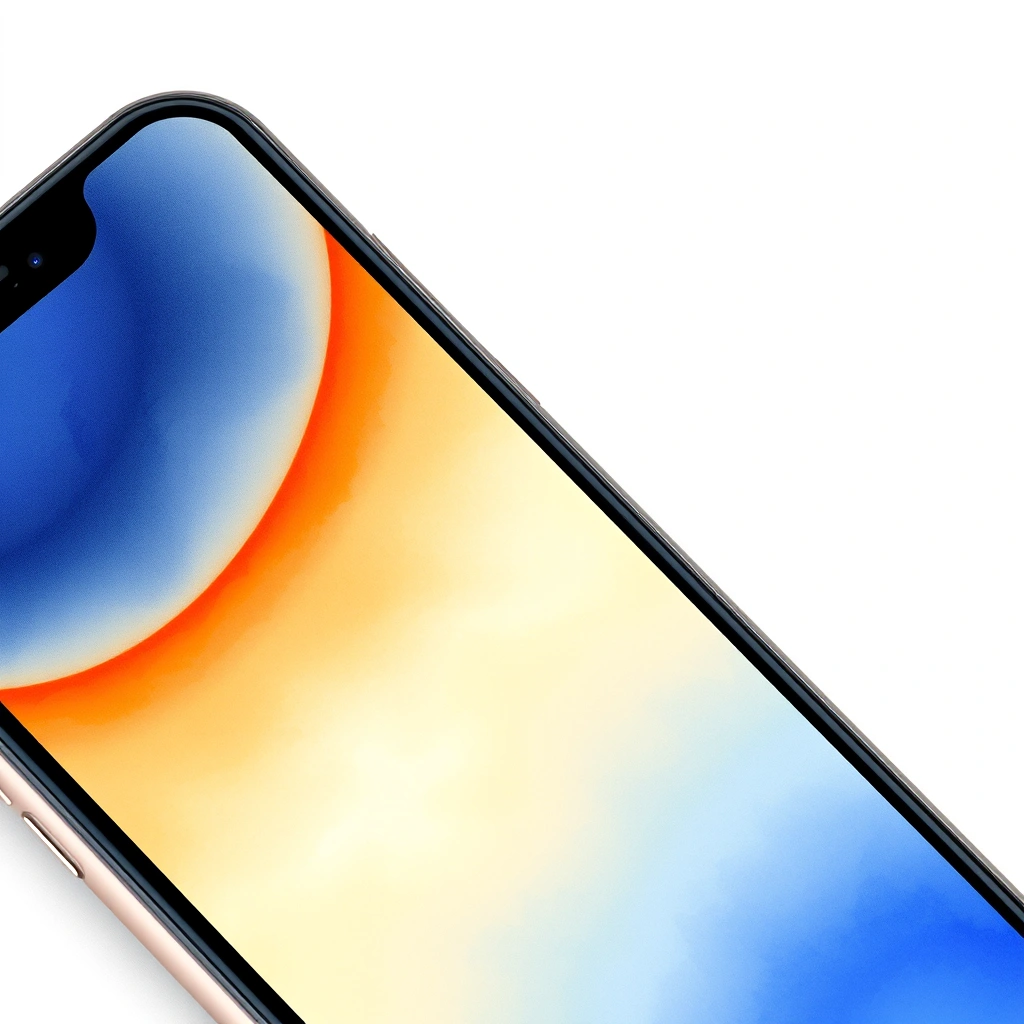 Bright smartphone screen displaying the iPhone 17's high-refresh ProMotion display technology in use.